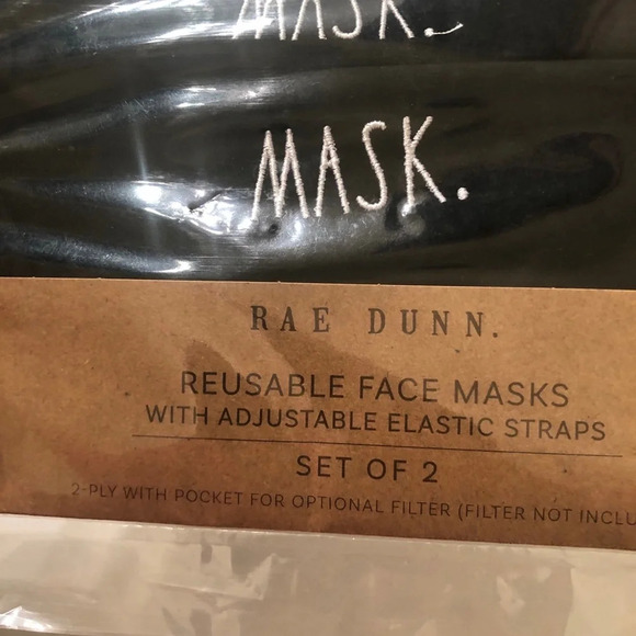 NEW RAE DUNN FACE MASKS - Picture 2 of 5